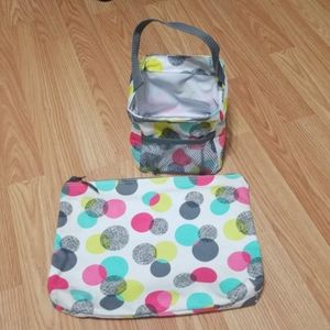Thirty-One Travel Pouch and Caddy Set